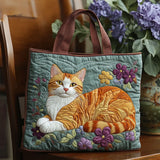 Bolsa artesanal com gato