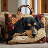 Bolsa feita à mão com padrão