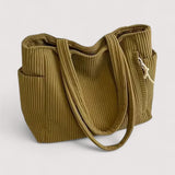 Olívia - Bolsa de Ombro de Veludo
