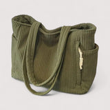 Olívia - Bolsa de Ombro de Veludo