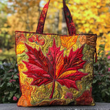 Bolsa artesanal com motivos naturais