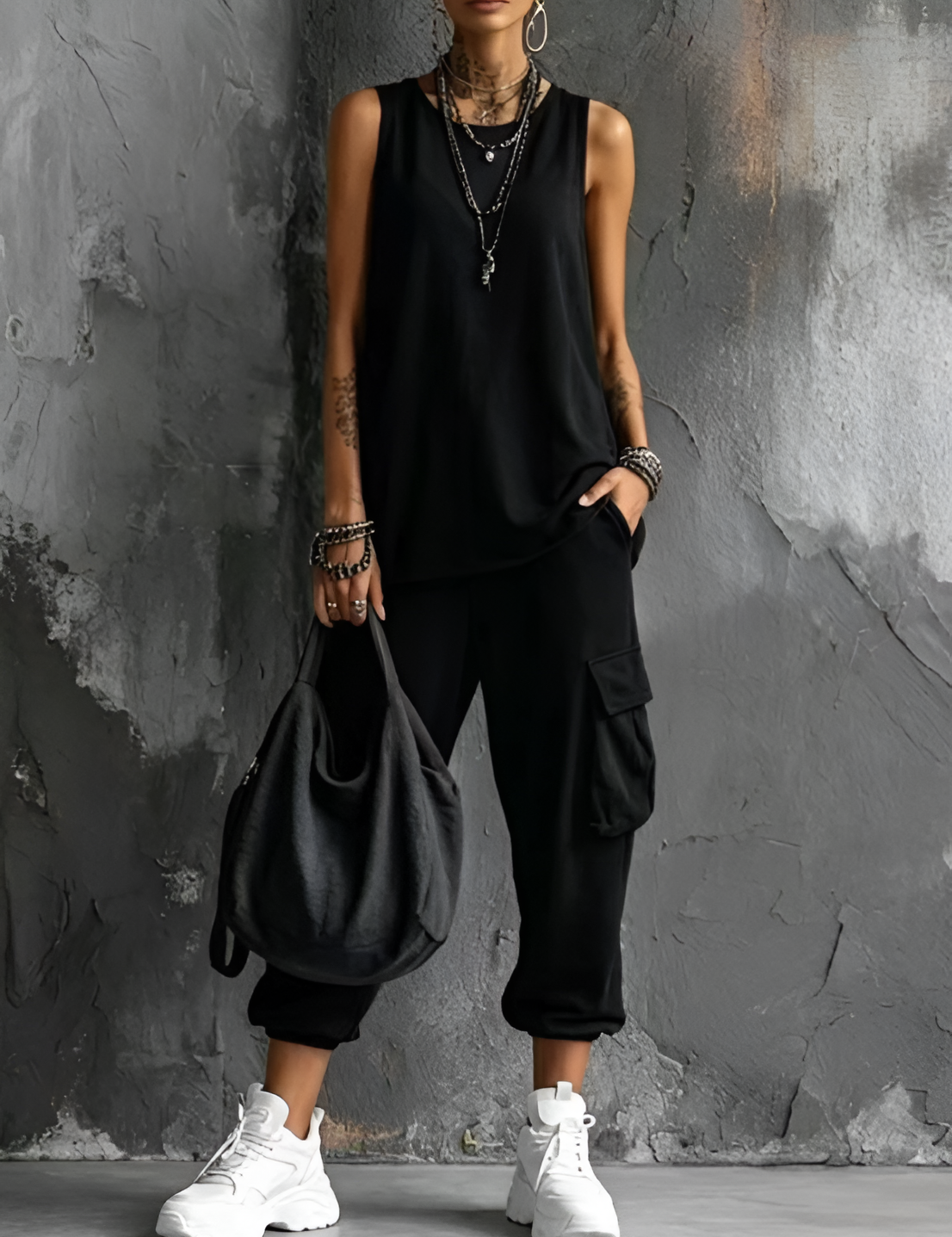 Noemi | Conjunto casual do conforto urbano