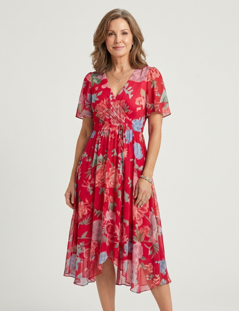 Chloé | Midi Dress with Abstract Pattern